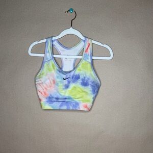 Nike Multicolor Tie-Dye Sports Bra